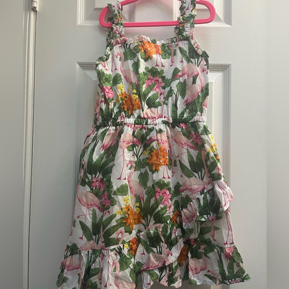 Janie and Jack Tropical Flamingo Dress